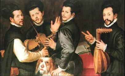 Portrait des quatre frères Monaldini